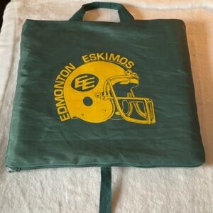 Edmonton Eskimos 80’s vintage stadium cushion cfl